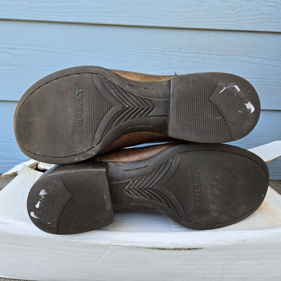 Ariat Men's Sport Horseman Leather Western Cowboy Boots Size 9.5 - Picture 7 of 8